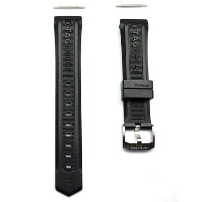 TAG Heuer Aquaracer BT0710 Black Rubber Strap 20mm - Genuine OEM
