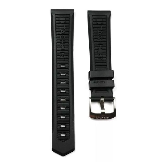 TAG Heuer Formula One F1 BT0714 Black Rubber Strap 20mm - Genuine OEM