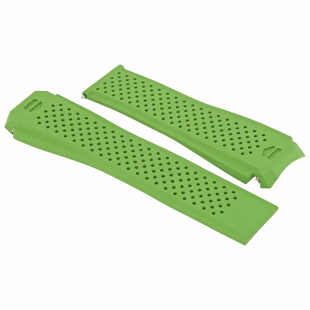 TAG Heuer Connected FT6059 SAR8A80 Green Rubber Strap 22mm - Genuine OEM