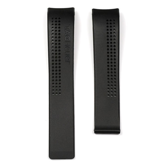 TAG Heuer Carrera FT6007 CV2010-3 Black Rubber Strap 20mm - Genuine OEM