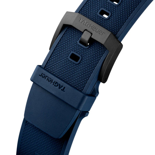 TAG Heuer Formula 1 Chronograph FT8090 Blue Rubber Strap 21.5mm - Genuine OEM