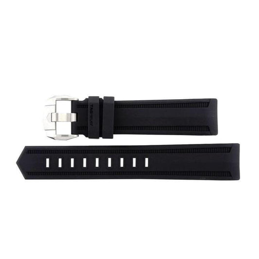 TAG Heuer Aquaracer BT0720 Black Rubber Strap 21mm - Genuine OEM