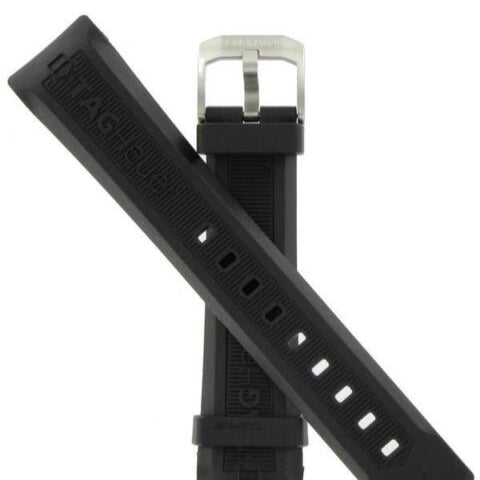 TAG Heuer Aquaracer BT0712 Black Rubber Strap 21mm - Genuine OEM