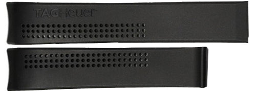 TAG Heuer Carrera FT6007 CV2010-3 Black Rubber Strap 20mm - Genuine OEM