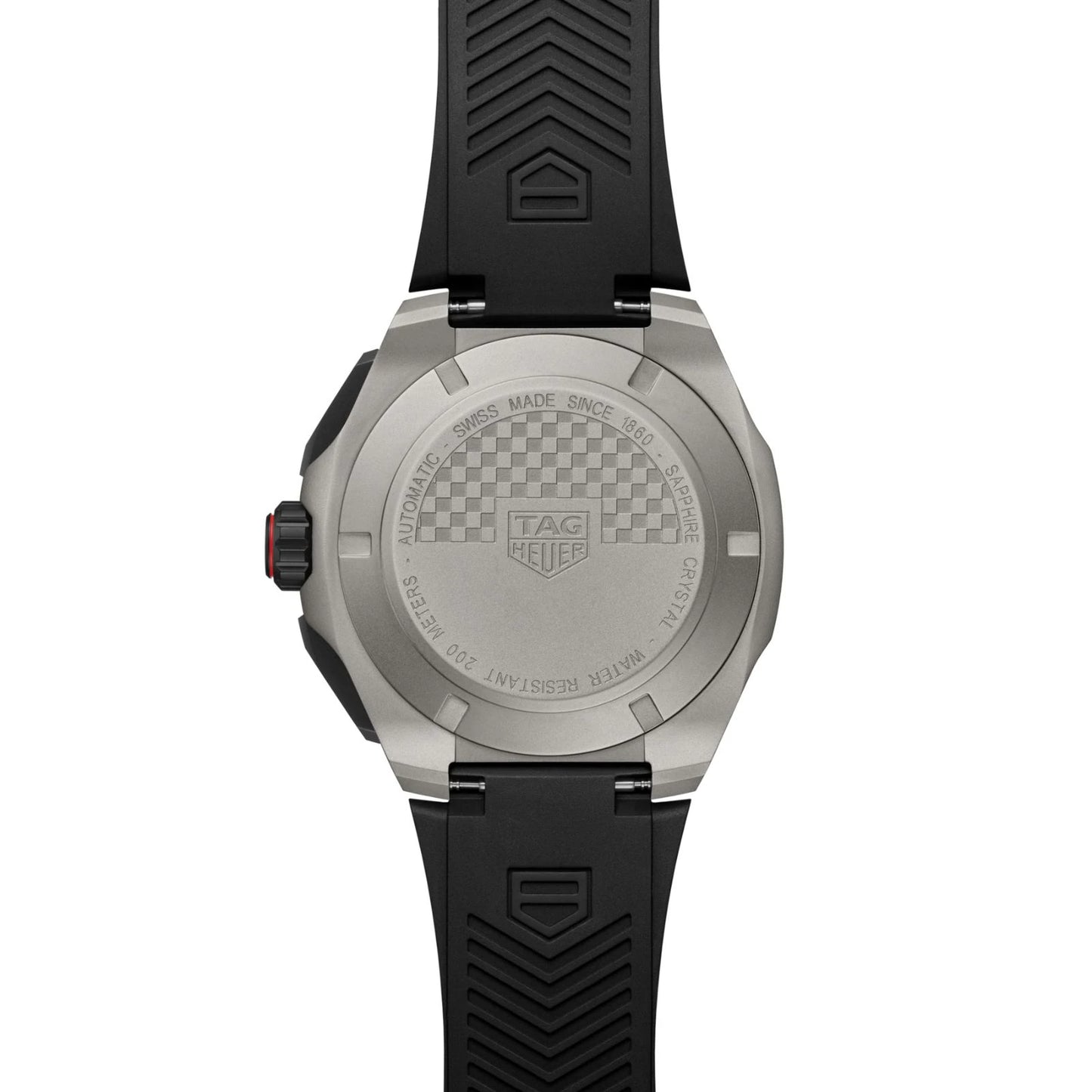 TAG Heuer Formula 1 Chronograph FT8096 Black Rubber Strap 18.5mm - Genuine OEM