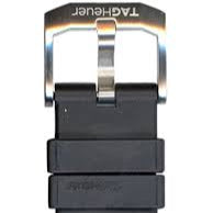 TAG Heuer 2000 Classic BT0702 Black Rubber Strap 20mm - Genuine OEM