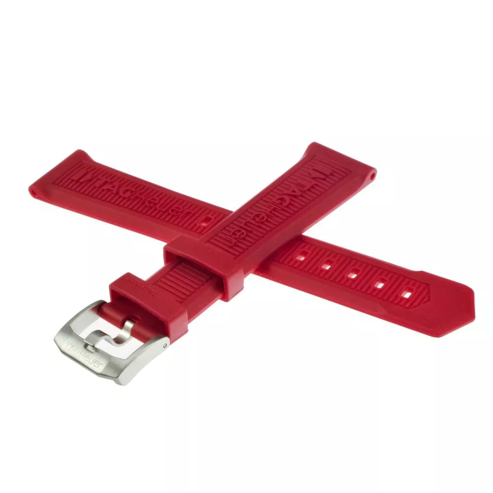 TAG Heuer Formula 1 F1 CAH1114 BT0715 Red Plastic Strap - Genuine OEM