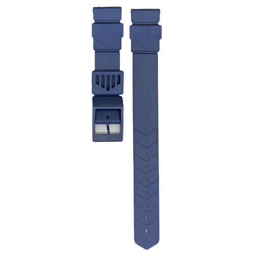 TAG Heuer Formula 1 BS0479 Dark Blue Plastic Strap 15mm - Genuine OEM