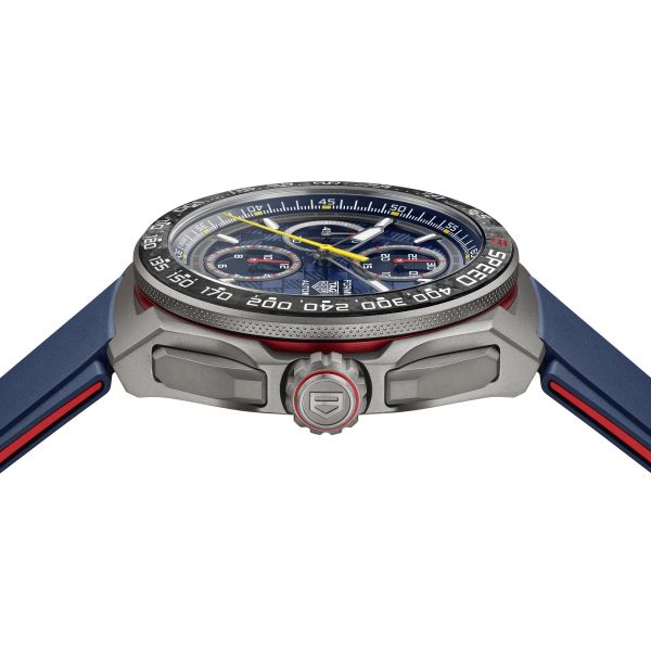 TAG Heuer Formula 1 Chronograph FT8091 Blue/Red Rubber Strap 18.5mm - Genuine OEM