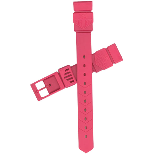 TAG Heuer Formula 1 BS0492 Fuchsia Pink Plastic Strap 15mm - Genuine OEM