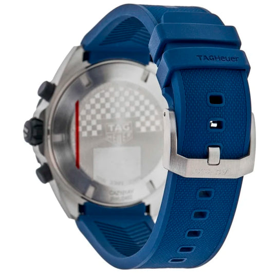 TAG Heuer Formula 1 Chronograph FT8077 Blue Rubber Strap - Genuine OEM