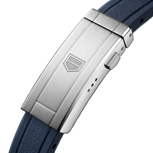 TAG Heuer FC5101 Aquaracer Premium WBP2450 Polished and Satin-finished steel Deployment Clasp / Folding Buckle 13.5mm - Genuine OEM