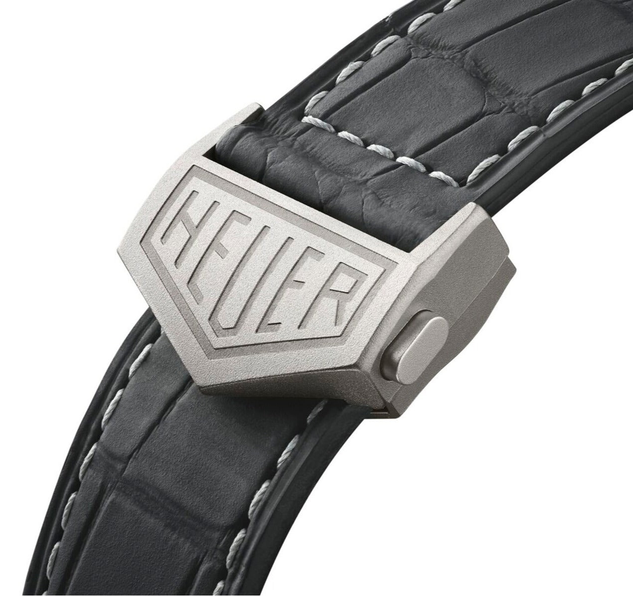 TAG Heuer FC5104-01 Monaco CAW218B Micro-blasted Titanium Deployment Clasp / Folding Buckle 18mm - Genuine OEM