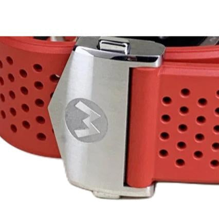 TAG Heuer FC5106 Connected SBG8A13 Satin-finished & polished steel / engraved "M" Deployment Clasp / Folding Buckle 20mm - Genuine OEM