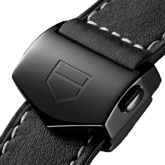 TAG Heuer FC5116 Monaco CBL211B Polished and satin finished black DLC titanium Deployment Clasp / Folding Buckle 18mm - Genuine OEM