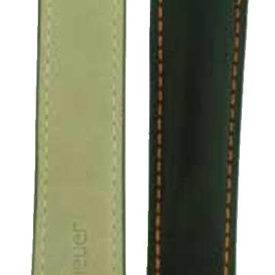 TAG Heuer Autavia FC6197 CY2111 Black with Orange stitching Calfskin Strap 20mm - Genuine OEM
