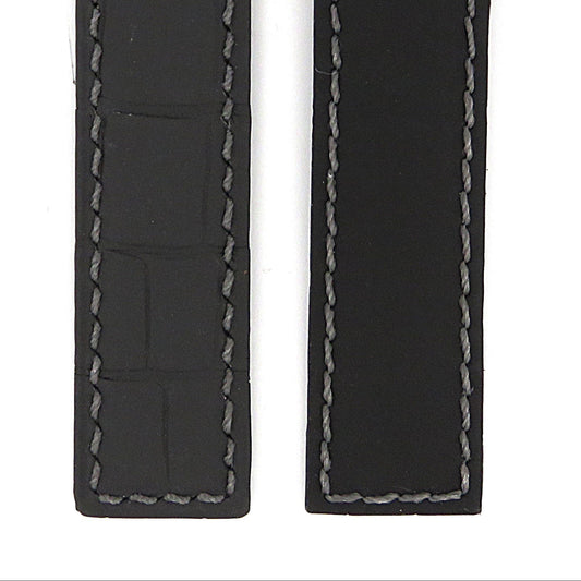 TAG Heuer Carrera CAR5A51 FC6331 Black Alligator Leather Strap 22mm - Genuine OEM