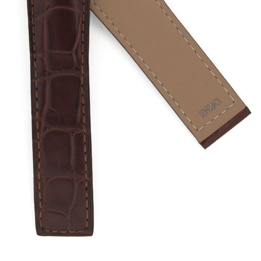 TAG Heuer Monaco WAW131C FC6420 Brown Alligator Leather Strap 22mm - Genuine OEM