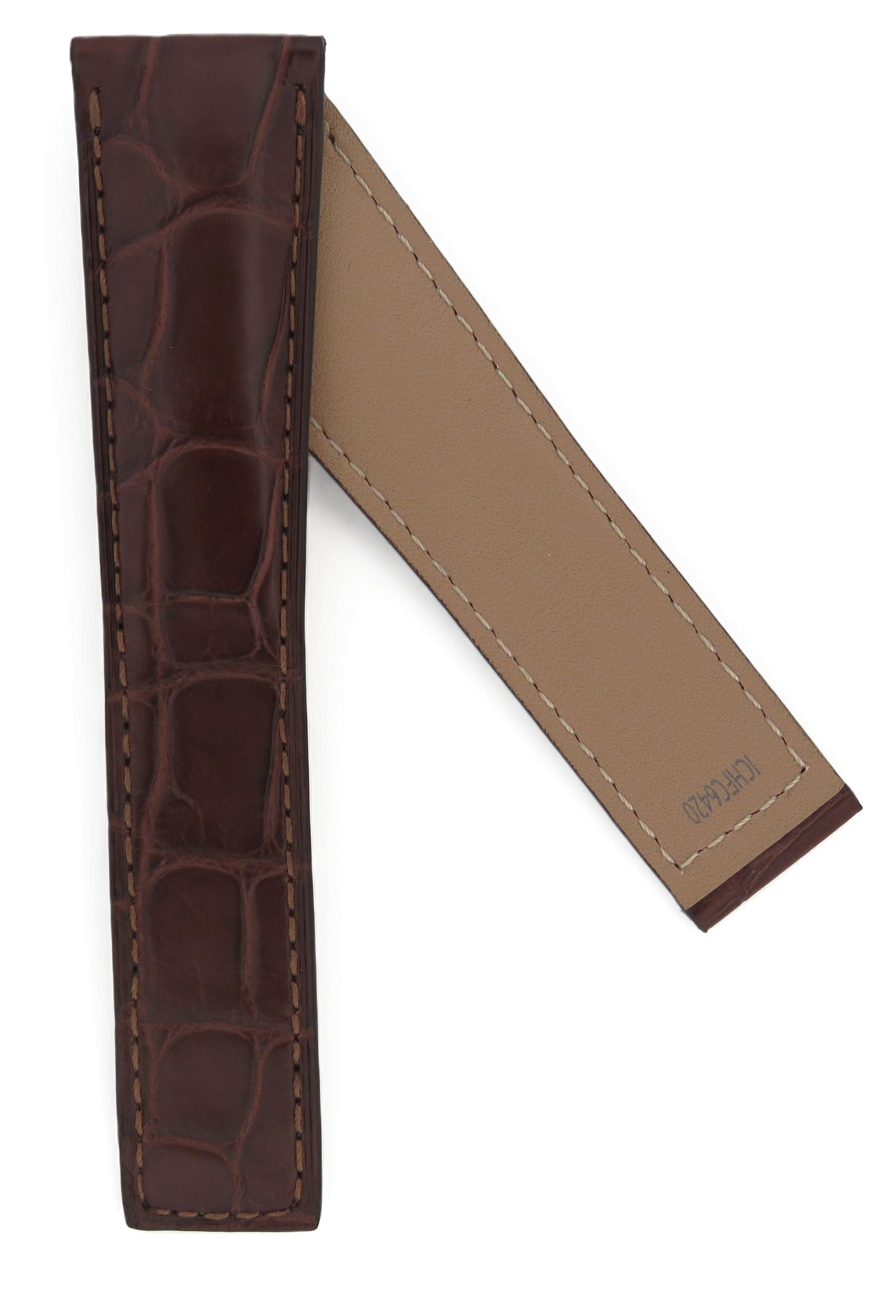 TAG Heuer Monaco WAW131C FC6420 Brown Alligator Leather Strap 22mm - Genuine OEM