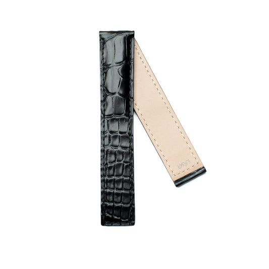 TAG Heuer Carrera FC6479 CBK221B Black Alligator Strap 19mm - Genuine OEM