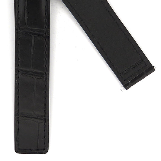 TAG Heuer Monaco FC6497XL CBL2116 Black Alligator Extra Long Strap 22mm - Genuine OEM