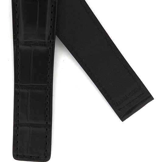 TAG Heuer Monaco FC6497XS CBL2116 Black Alligator Extra Short Strap 22mm - Genuine OEM