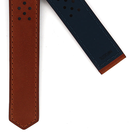 TAG Heuer Carrera FC6537XL CBN2A10 Light Brown with holes Calfskin Extra Long Strap 22mm - Genuine OEM