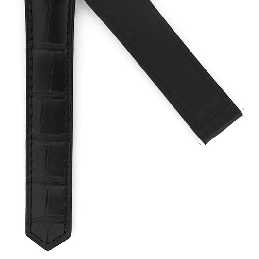 TAG Heuer Carrera FC6545XL CBS2211 Black Alligator Extra Long Strap 20.5mm - Genuine OEM