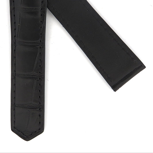 TAG Heuer Carrera FC6545XS CBS2211 Black Alligator Extra Short Strap 20.5mm - Genuine OEM