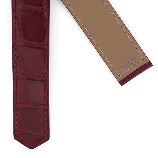 TAG Heuer Carrera FC6553XL CBN201H Red Alligator Extra Long Strap 22mm - Genuine OEM