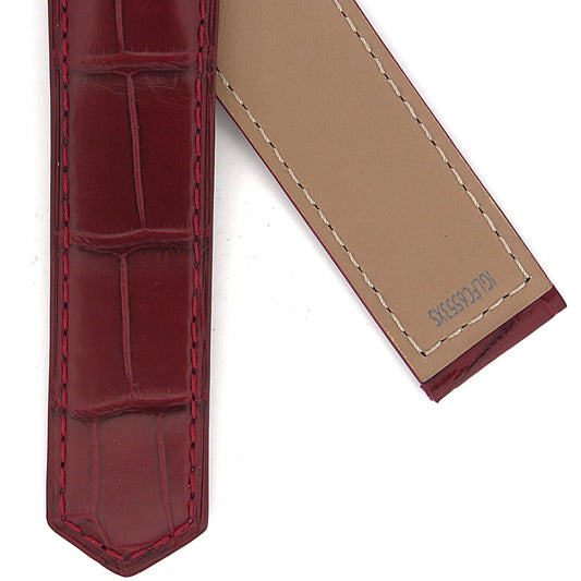 TAG Heuer Carrera FC6553XS CBN201H Red Alligator Extra Short Strap 22mm - Genuine OEM