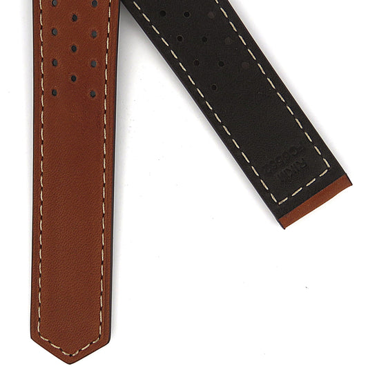 TAG Heuer Carrera FC6562 CBS2210 Chestnut with beige stitching Calfskin Strap 20.50mm - Genuine OEM