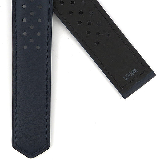 TAG Heuer Carrera FC6572 CBS5013 Blue with blue Stitching Calfskin Strap 22mm - Genuine OEM