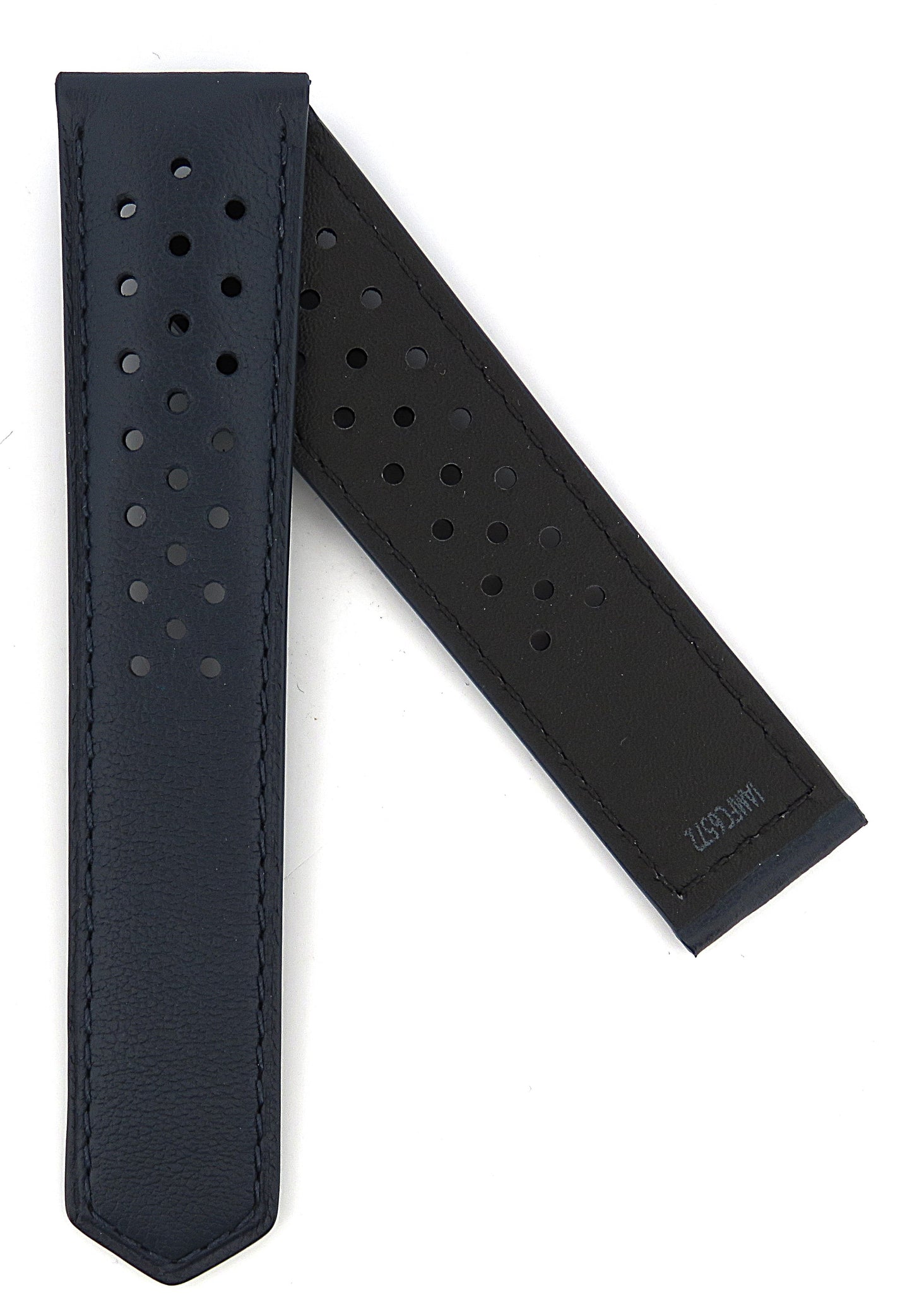 TAG Heuer Carrera FC6572 CBS5013 Blue with blue Stitching Calfskin Strap 22mm - Genuine OEM