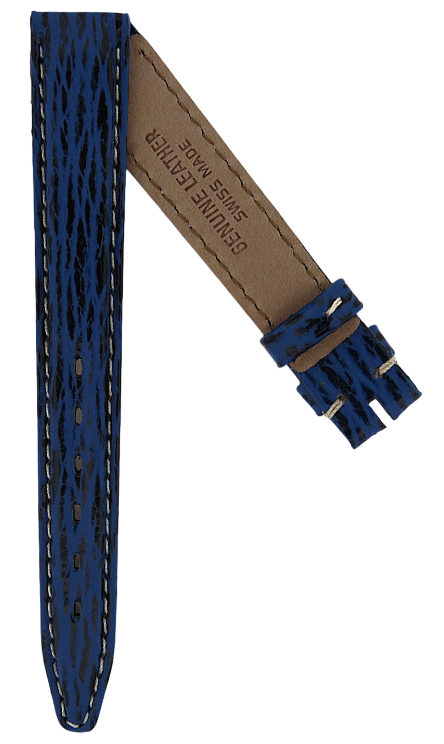TAG Heuer 4000 FC8040 WF1410 Blue Sharkskin Strap 14mm - Genuine OEM
