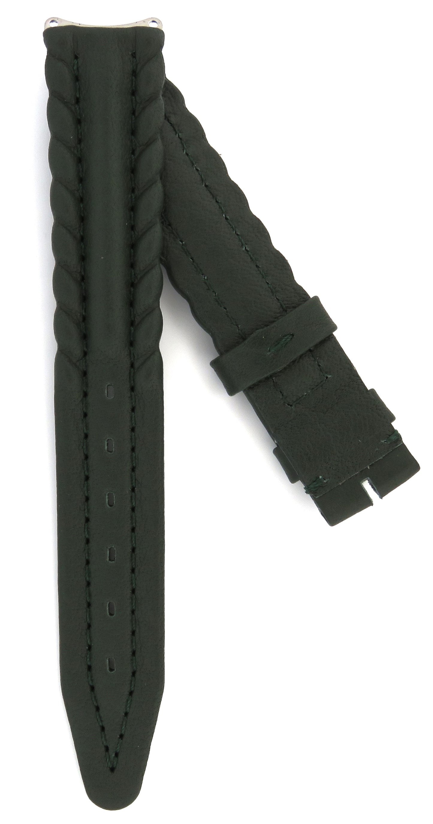 TAG Heuer 6000 FC8058 WH1211 Dark Green Calfskin Strap 18mm - Genuine OEM