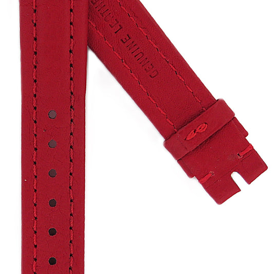 TAG Heuer Kirium FC8104 WL1310 Red Calfskin Strap 16mm - Genuine OEM