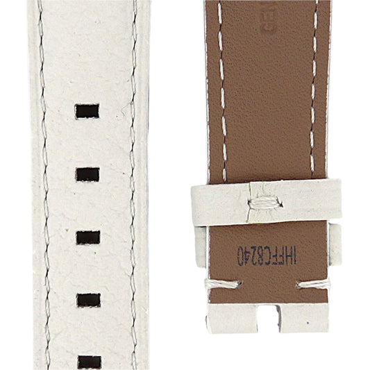 TAG Heuer Formula 1 FC8240 WBJ1312 White Calfskin Strap 17.5mm - Genuine OEM