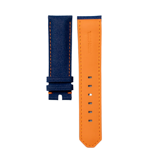 TAG Heuer Formula 1 FC8243-0 CAZ101N Blue with Orange Stitching Leather Strap 21.5mm - Genuine OEM