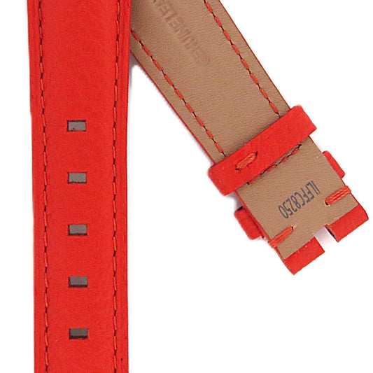 TAG Heuer Formula 1 FC8250 WBJ1312 Orange Calfskin Strap 17.5mm - Genuine OEM