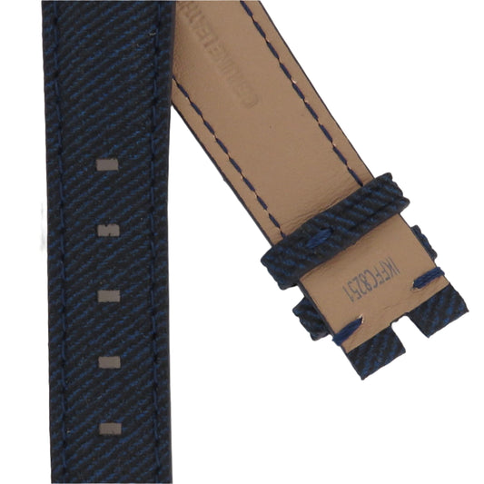 TAG Heuer Formula 1 FC8251 WBJ1312 Blued Black Calfskin Strap 17.5mm - Genuine OEM