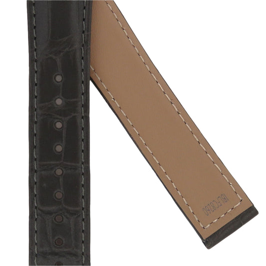 TAG Heuer Carrera FC8260 WBK1313 Matte Grey Alligator Strap 18mm - Genuine OEM