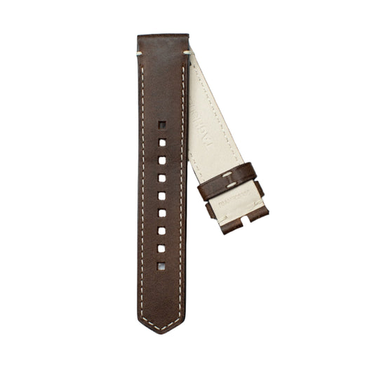 TAG Heuer Montre Autavia FC8266 WBE5110 Dark Chestnut with Beige Stitching Calfskin Strap 21mm - Genuine OEM
