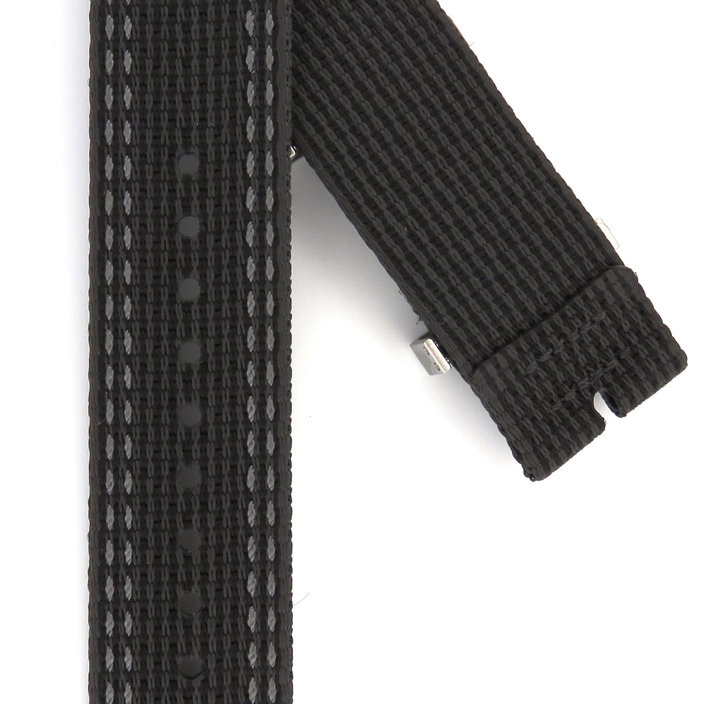TAG Heuer Formula One FC8305 WAZ101A Black, Grey and Orange Fabric Strap 21.5mm - Genuine OEM