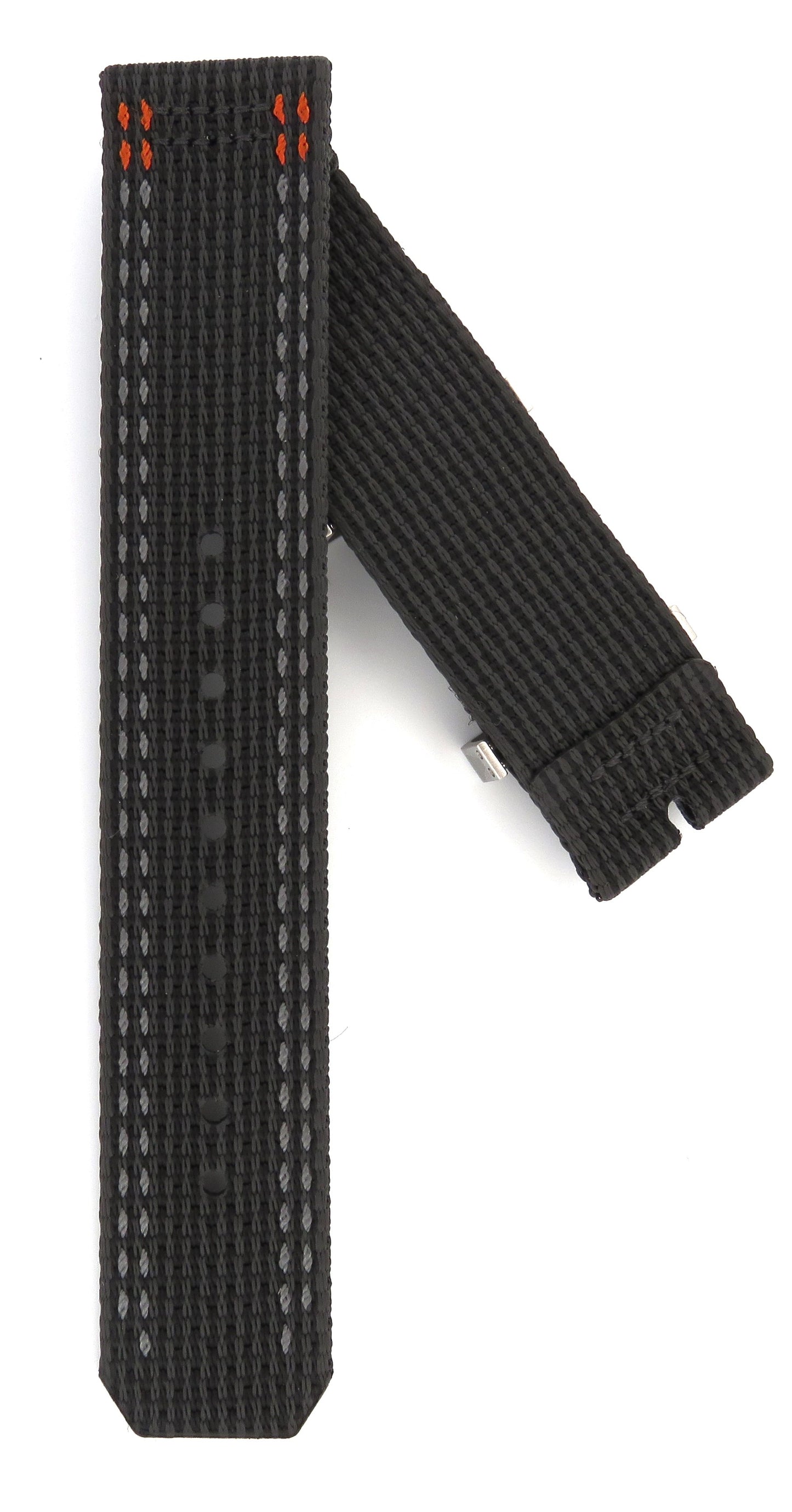TAG Heuer Formula One FC8305 WAZ101A Black, Grey and Orange Fabric Strap 21.5mm - Genuine OEM