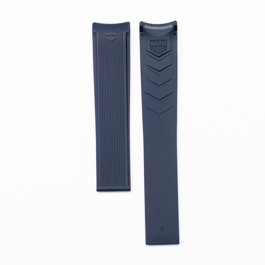 TAG Heuer Aquaracer Premium FT6155 WAY111C Blue Rubber Strap 20.5mm - Genuine OEM