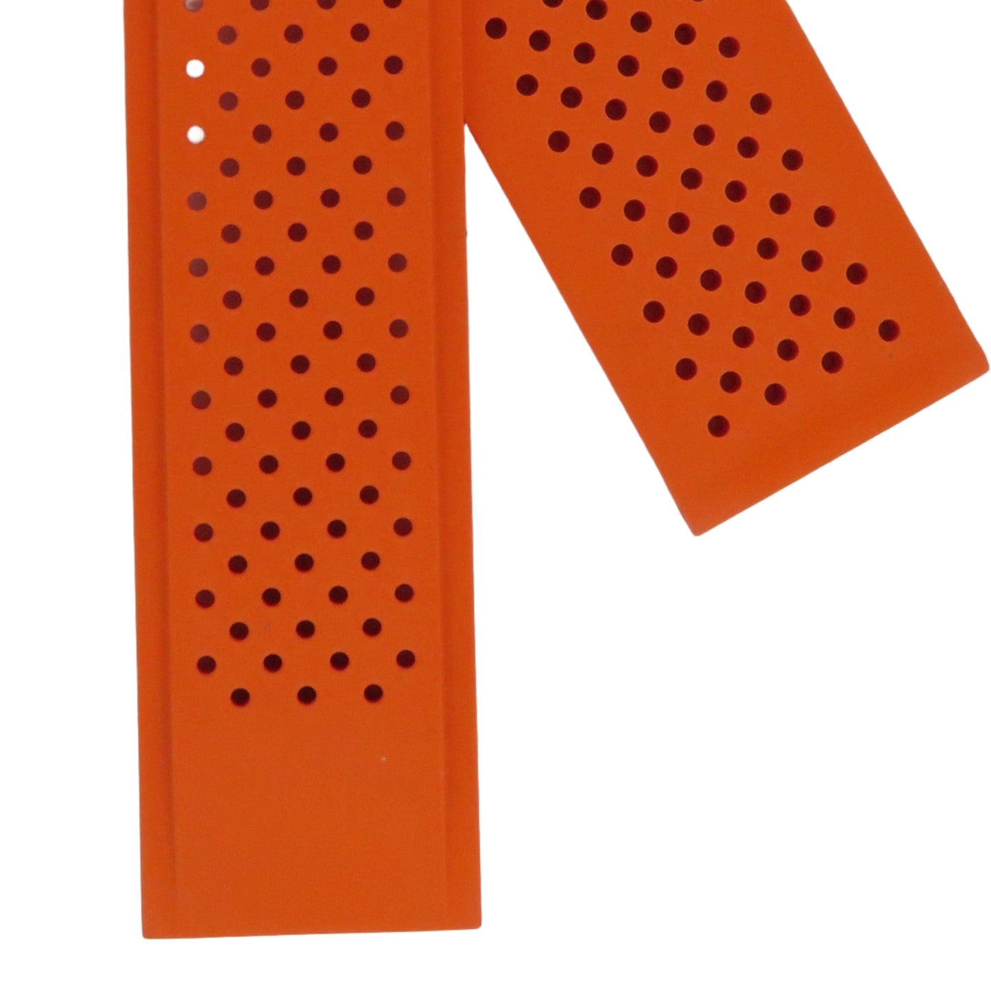 TAG Heuer Connected II Modular FT6158 SBF8A5000 Orange Rubber Strap 22mm - Genuine OEM