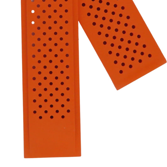 TAG Heuer Connected II Modular FT6158 SBF8A5000 Orange Rubber Strap 22mm - Genuine OEM