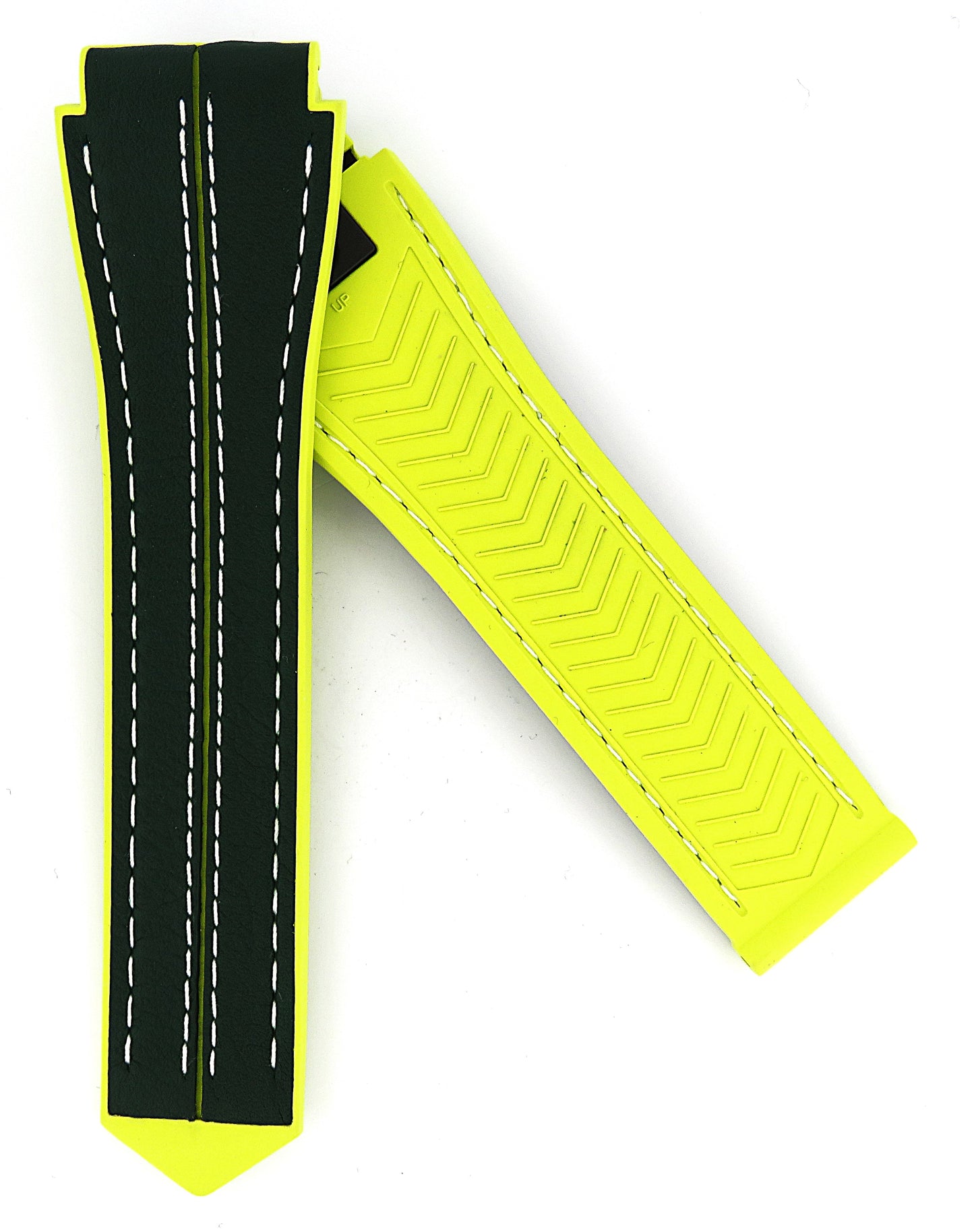 TAG Heuer Connected FT6279 SBR8A10 Multi-Coloured Green Rubber Strap 22mm - Genuine OEM