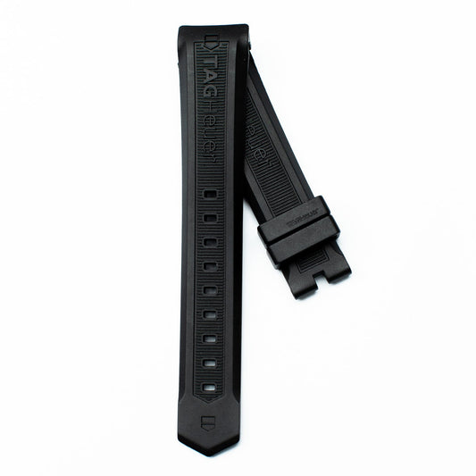 TAG Heuer Aquaracer FT8011 CAF1010 Black Rubber Strap 21mm - Genuine OEM